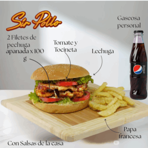 Sir Burguer DOBLE POLLO